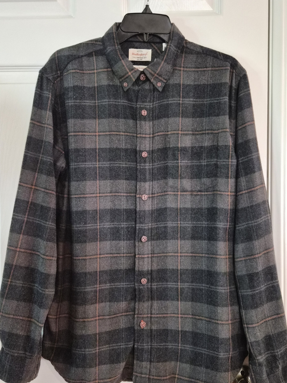 Men's Flannel Plaid Button-Down Shirts(Set Of 3)